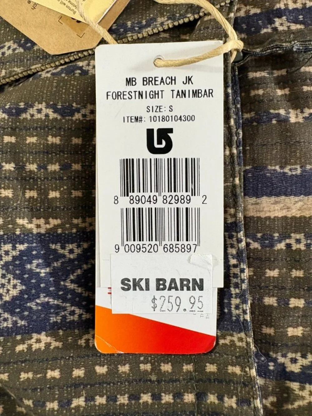Burton Breach Ski Snowboard Winter Jacket sz S color forest night NWT mspr 295 - Picture 14 of 16